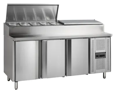 Tefcold Mesa fría de preparación de sándwiches GN1/1 SS7300 - Saladettes