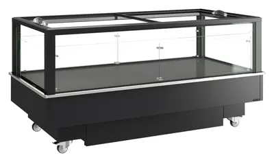 Tefcold Refrigerador/congelador negro para la venta por impulso EIB-D1020-B1 - Congeladores de supermercado