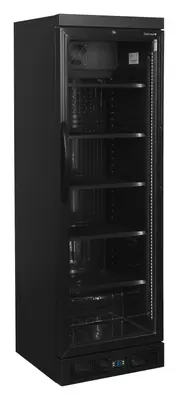 Tefcold Enfriador de botellas color negro CEV435 BLACK - Armarios expositores - 1 puerta