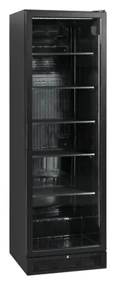 Tefcold Expositor refrigerado negro con marco SCU1425H - Armarios expositores - 1 puerta