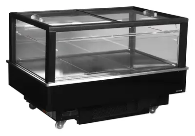 Tefcold Refrigerador/congelador negro para la venta por impulso EIB-D1015-B1 - Congeladores de supermercado