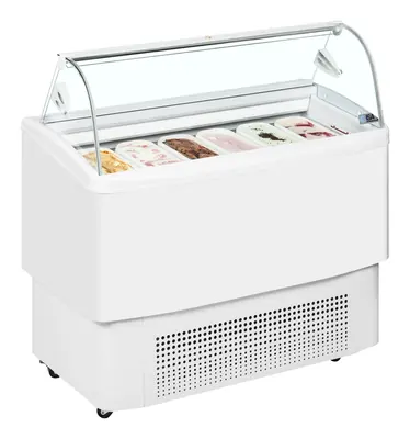 ISA Vitrina para helados ventilada FIJI 6 - Vitrinas para helados