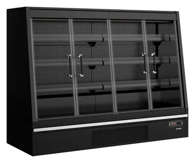 Tefcold Refrigerador mural de supermercado Galaxy+ GPL20FGD Black - Murales refrigerados / multidecks