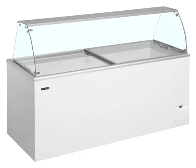 Tefcold Vitrina expositora para helados IDA600-W1+ - Vitrinas para helados