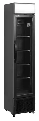 Tefcold Enfriador de botellas FSC175H BLACK - Armarios expositores - 1 puerta