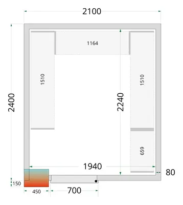 Tefcold CRPF2124 Shelf Rack System Kit - Estanterías