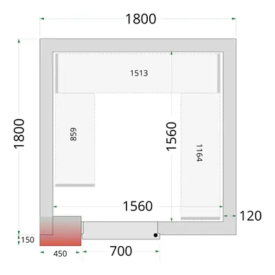 Tefcold CRNF1818 Shelf Rack System Kit - Estanterías