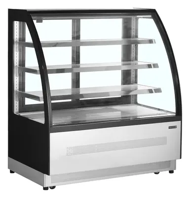 Tefcold Vitrina de exposición refrigerada LPD1200C/BLACK - Armarios de exposición refrigerados