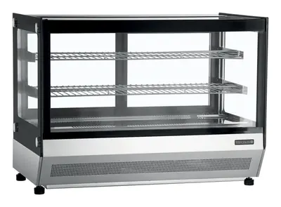 Tefcold Vitrina de exposición refrigerada LCT900F/BLACK - Armarios de exposición refrigerados