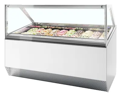 ISA Vitrina expositora para helados con display ventilada MILLENNIUM ST20 - Vitrinas para helados