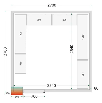 Tefcold CRPF2727 Shelf Rack System Kit - Estanterías