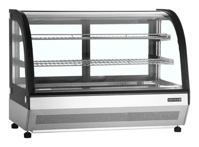 Tefcold Vitrina de exposición refrigerada LCT900C/BLACK - Armarios de exposición refrigerados