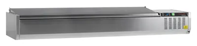 G-Line by Tefcold Vitrina refrigerada sobre encimera GN1/3 GVC38-200 S/S - Sobrevitrinas