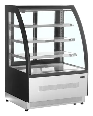Tefcold Vitrina de exposición refrigerada LPD900C/BLACK - Armarios de exposición refrigerados