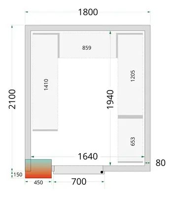 Tefcold CRPF1821 Shelf Rack System Kit - Estanterías