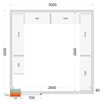 Tefcold CRPF3030 Shelf Rack System Kit - Estanterías