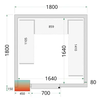 Tefcold CRPF1818 Shelf Rack System Kit - Estanterías