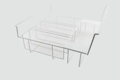 Cesta para 4 bidones de plástico de 5L - Recambios y accesorios