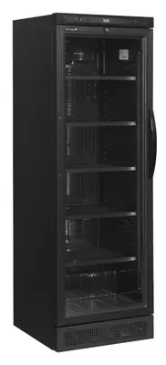 Tefcold Con bisagra a la izquierda CEV425 BLACK L/H - Armarios expositores - 1 puerta
