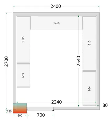 Tefcold CRPF2427 Shelf Rack System Kit - Estanterías
