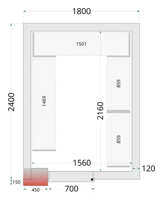 Tefcold CRNF1824 Shelf Rack System Kit - Estanterías