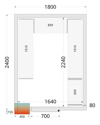 Tefcold CRPF1824 Shelf Rack System Kit - Estanterías