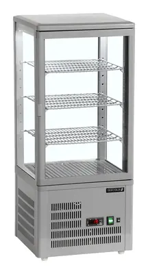 Tefcold Vitrina de exposición refrigerada UPD80-GREY - Armarios de exposición refrigerados