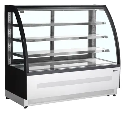 Tefcold Vitrina de exposición refrigerada LPD1500C/BLACK - Armarios de exposición refrigerados