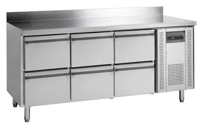 Tefcold Mesa fría de refrigeración GN1/1 CK7360 - Mesas frías