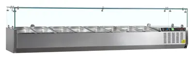 G-Line by Tefcold Vitrina refrigerada sobre encimera GN1/3 GVC38-180 - Sobrevitrinas