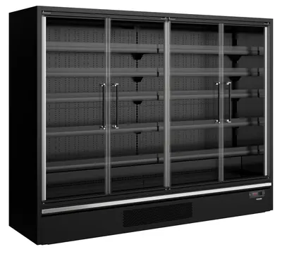 Tefcold Refrigerador mural de supermercado Galaxy+ GP26FGD Black - Murales refrigerados / multidecks