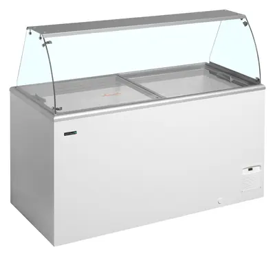 Tefcold Vitrina expositora para helados IDA500-W1+ - Vitrinas para helados