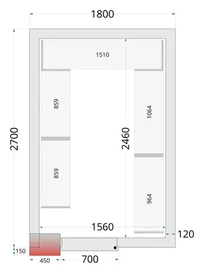 Tefcold CRNF1827 Shelf Rack System Kit - Estanterías