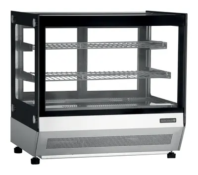 Tefcold Vitrina de exposición refrigerada LCT750F/BLACK - Armarios de exposición refrigerados