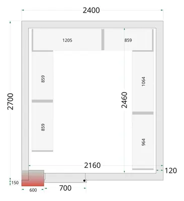 Tefcold CRNF2427 Shelf Rack System Kit - Estanterías